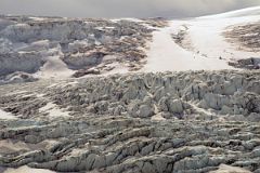 15 Athabasca Glacier Icefall Close Up From Athabasca Glacier In Summer From Columbia Icefield